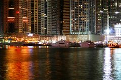 Dubai Marina Night View