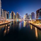 Dubai Marina Skyline at Night