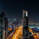 Dubai Night Skyline