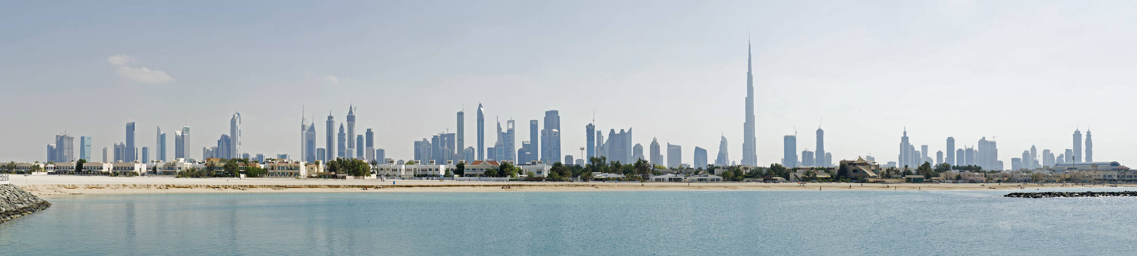 Dubai-Panorama am 30.12.2011