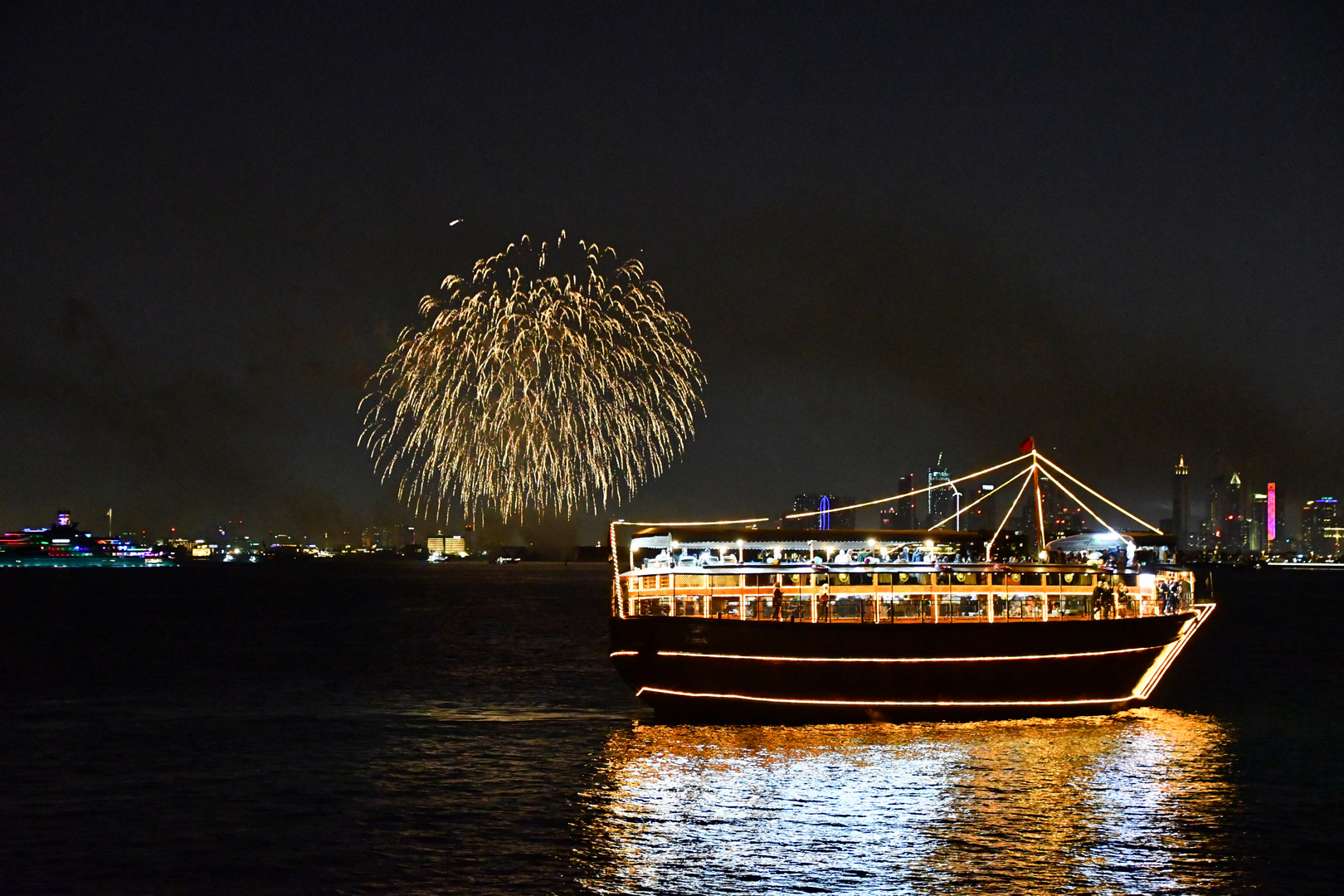 Dubai, Silvesterfeuerwerk 2021