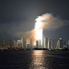 Dubai, Silvesterfeuerwerk 2021 am Burj Khalifa