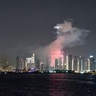 Dubai, Silvesterfeuerwerk 2021 am Burj Khalifa