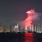 Dubai, Silvesterfeuerwerk 2021 am Burj Khalifa