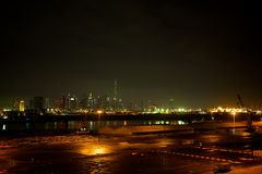 Dubai Skyline and Port