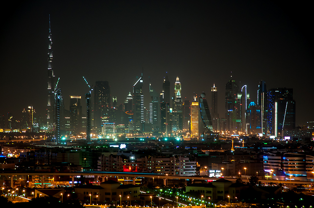 Dubai Skyline @ Night