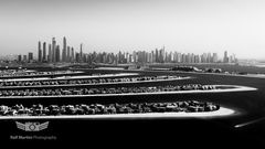 Dubai The Palm Jumeirah and Marina
