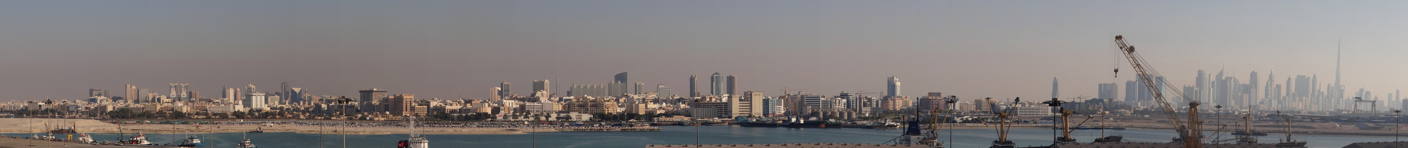 Dubai - vom Hafen ausgesehen