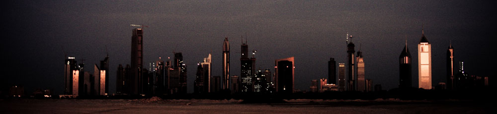 Dubai's Skyline at dawn