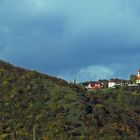 Dubitzer Kirchlein von einem Standort oberhalb von Repnice....