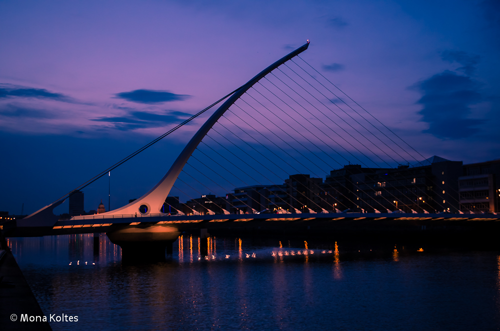 Dublin at night