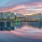 Dublin modernes Hafenviertel und Opernhaus