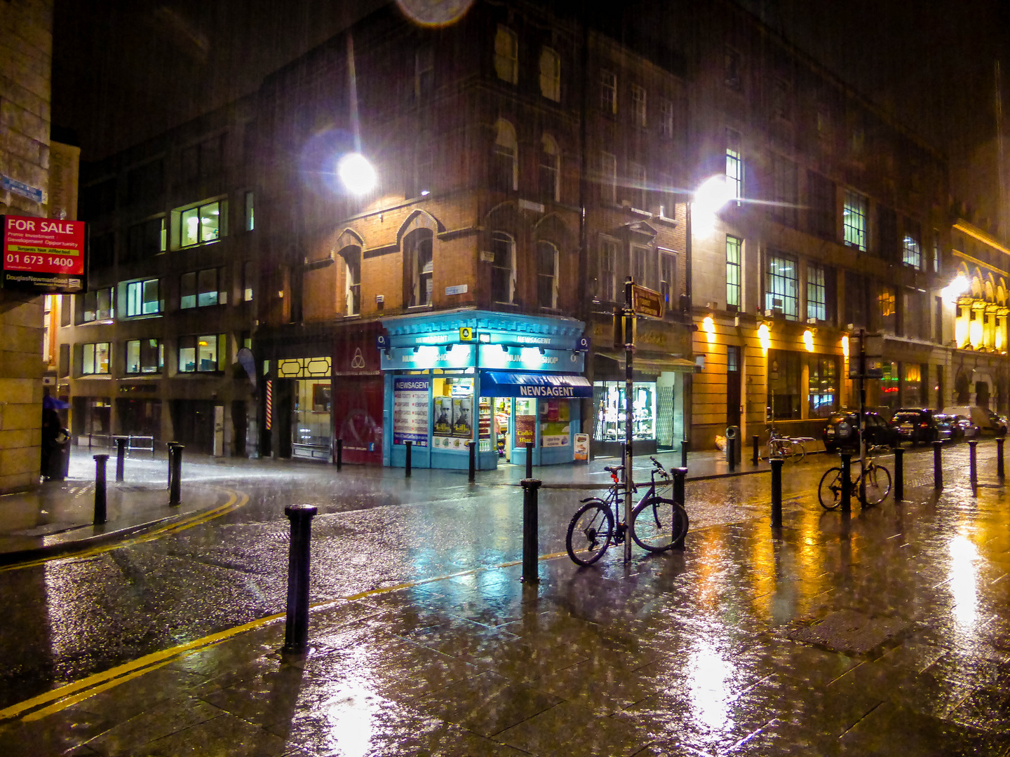 Dublin sous la pluie