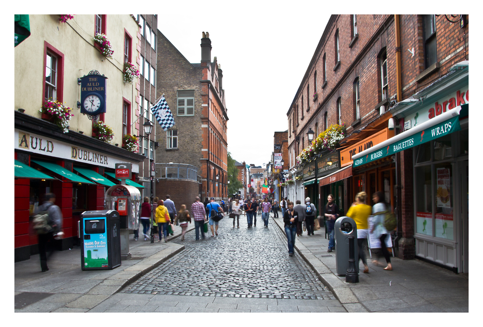 Dublin, Temple Bar am Morgen