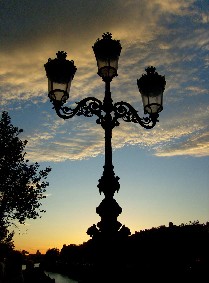 dubliner straßenlaterne.