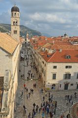 Dubrovnik 2015 an der Mauer entlang