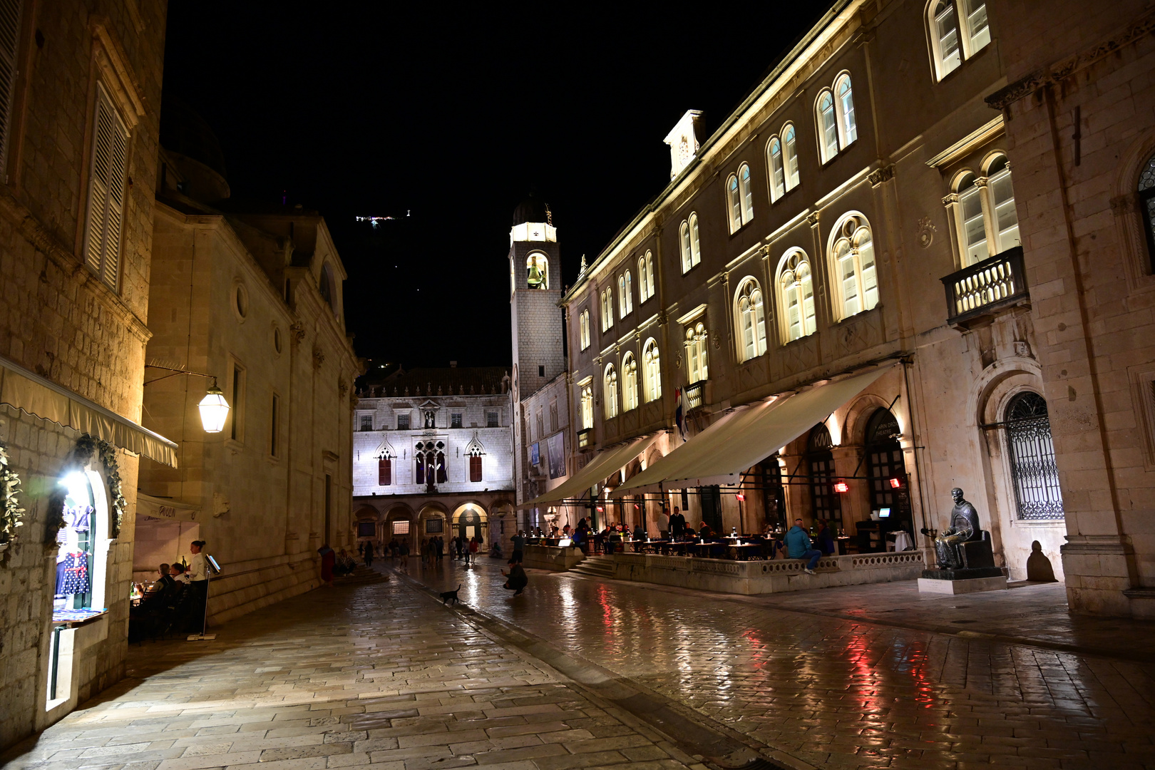 Dubrovnik bei Nacht