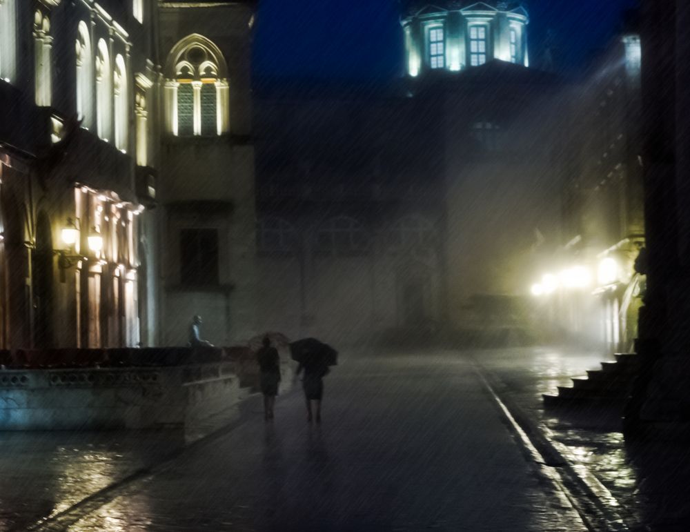 Dubrovnik bei Nacht bei Regen (Teil 2)