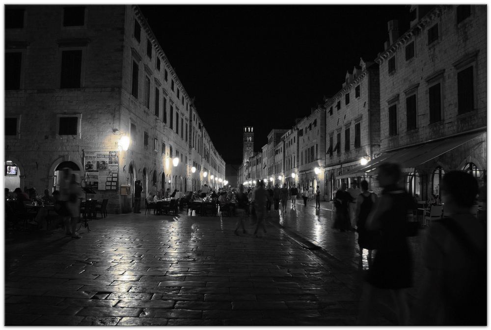 Dubrovnik bei Nacht