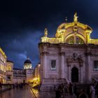 Dubrovnik bei Nacht vor/nach dem Regen (Teil 1)