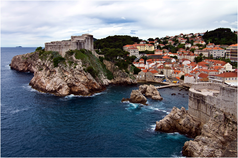 Dubrovnik, Blick von der Stadtmauer