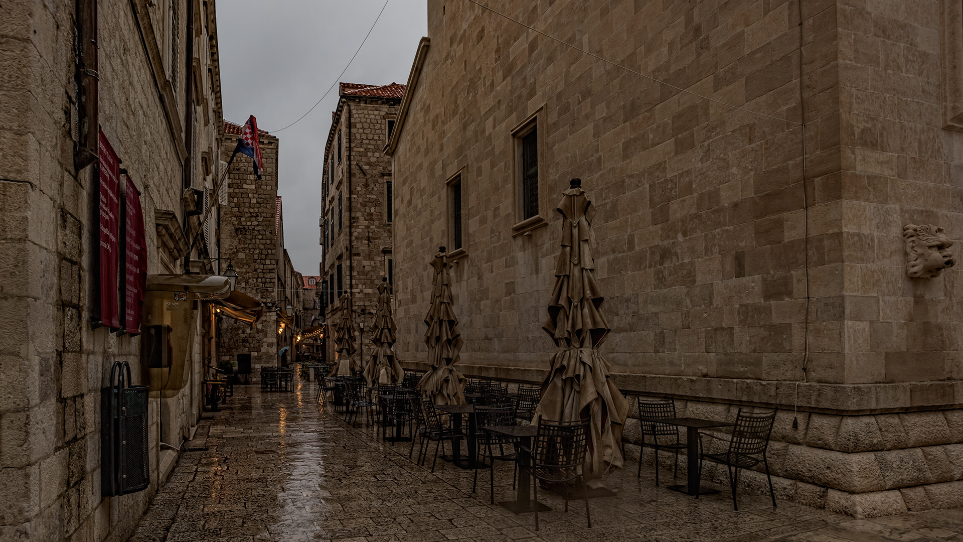 Dubrovnik im Regen