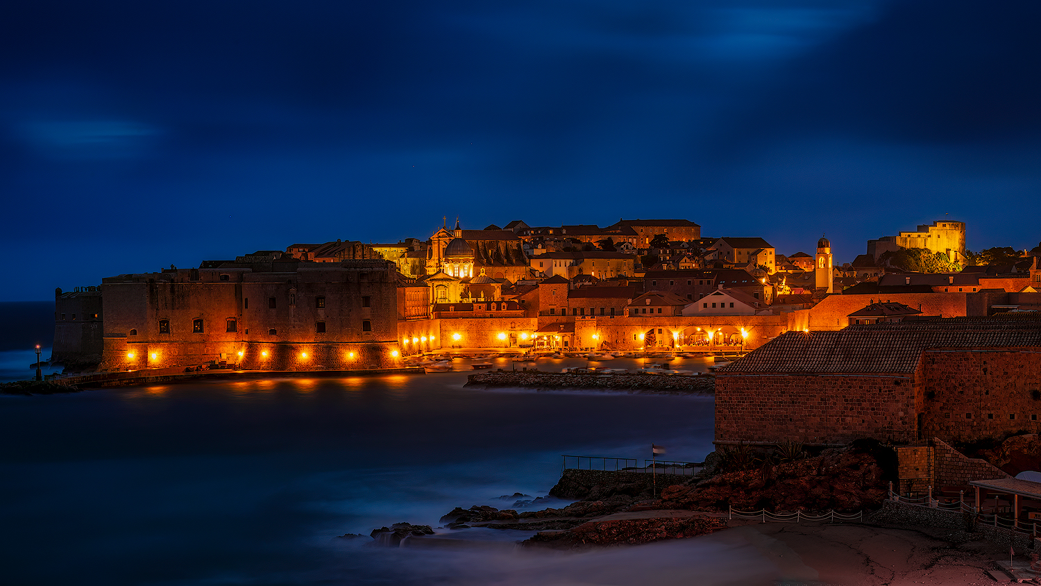 Dubrovnik Nachtansicht
