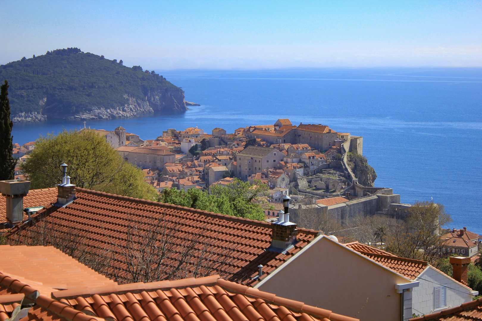 Dubrovnik, s pogledom na stari grad.