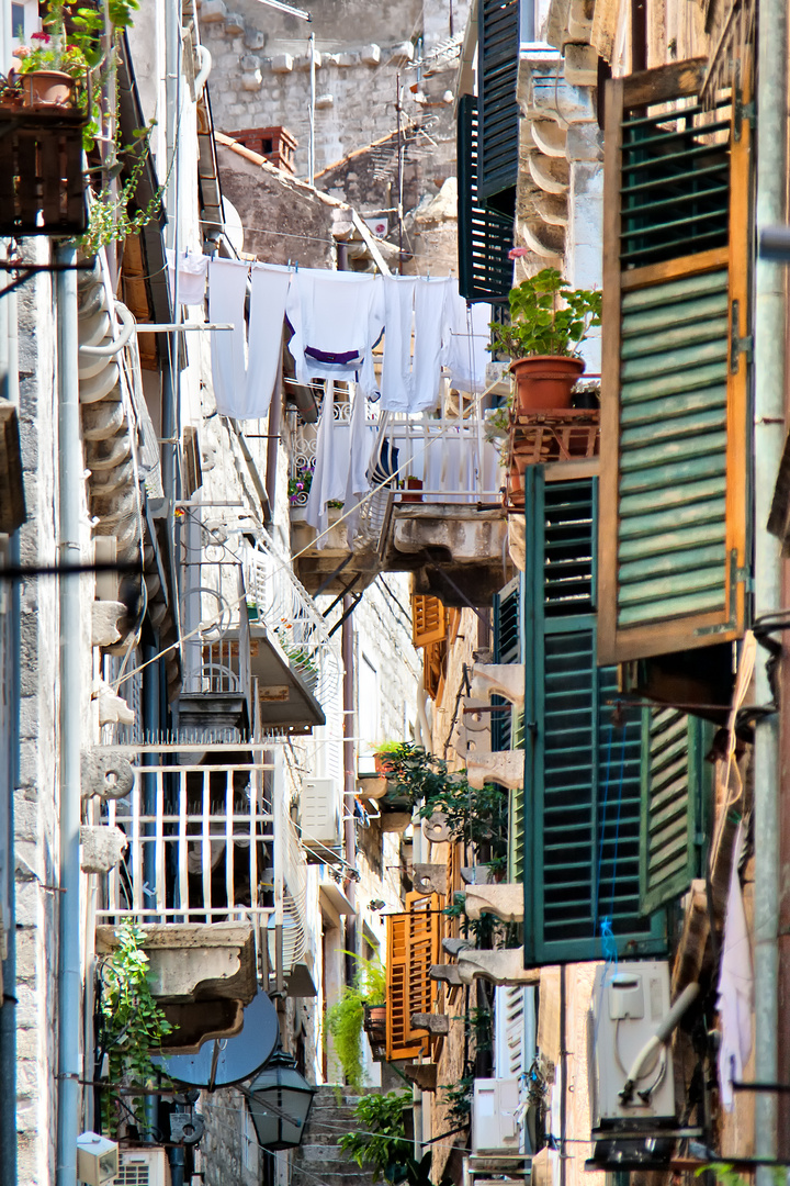 Dubrovnik - Seitengasse in der Altstadt