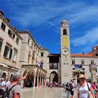 Dubrovnik-Sponza Palast und Glockenturm