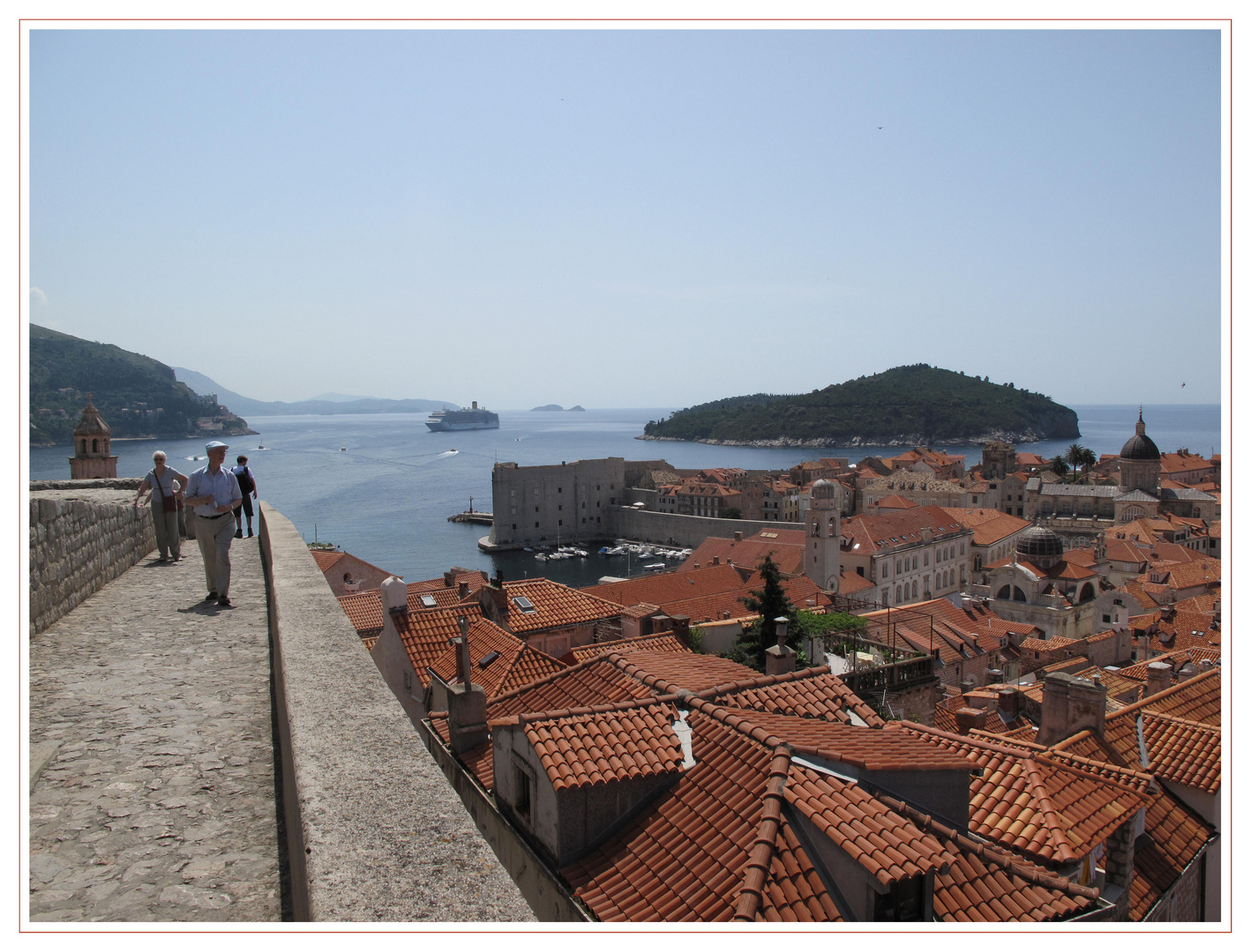 Dubrovnik vista dall'alto