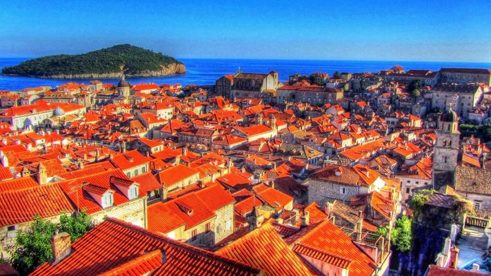 Dubrovnik - vista des de les muralles - Croàcia