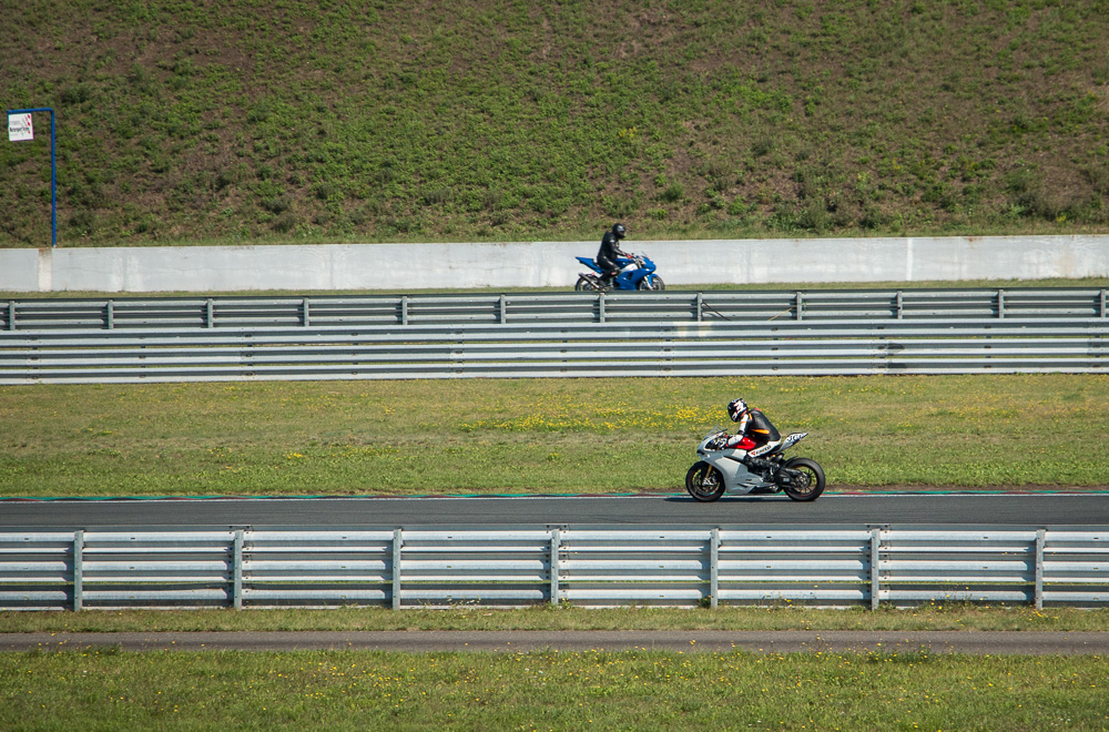 Ducati in Fahrt