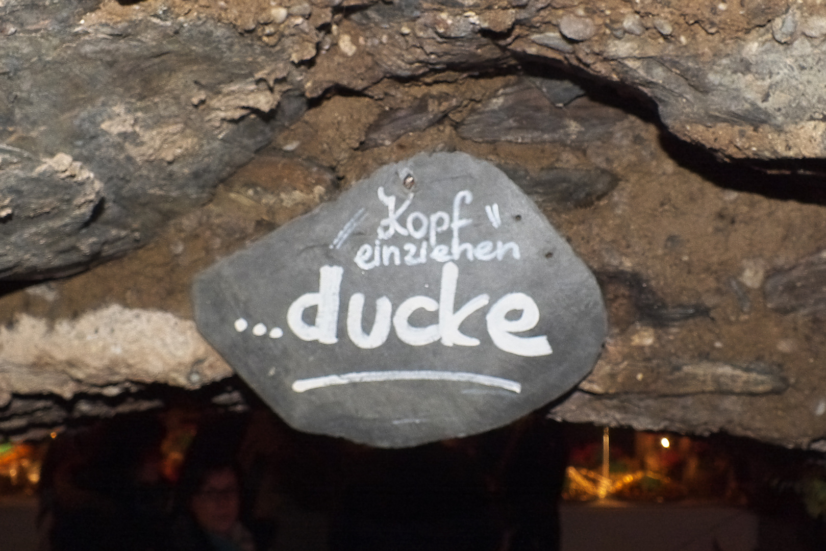 Ducke ... sonst gibt´s ne Beule