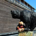 Duddle trifft einen Bären an der Arche Noah