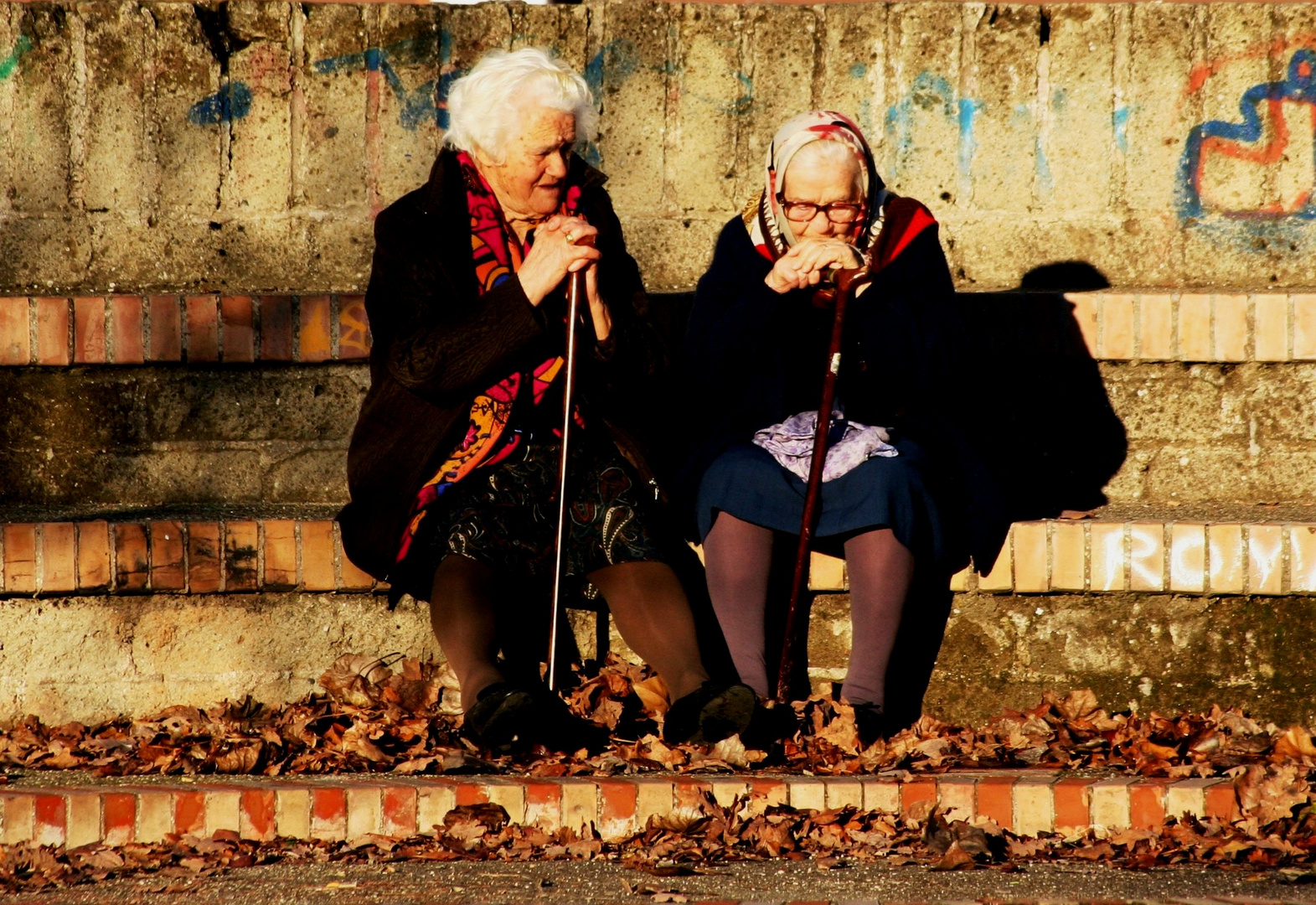 Due chiacchiere al sole..............