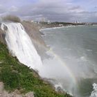 Düden-Wasserfall im Sturm