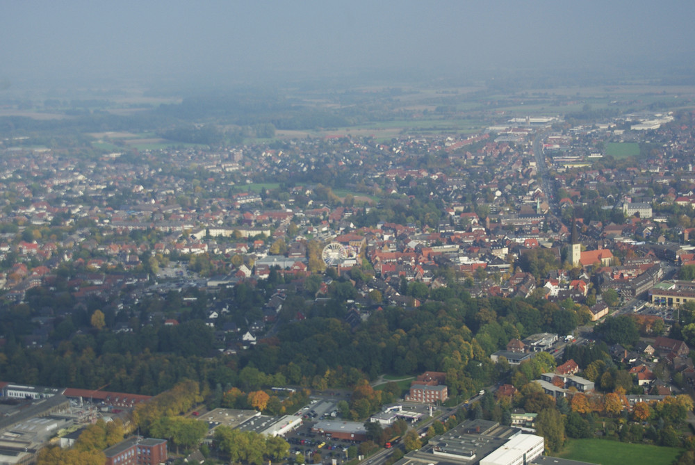 Dülmen Luftaufnahme aus einem Heli