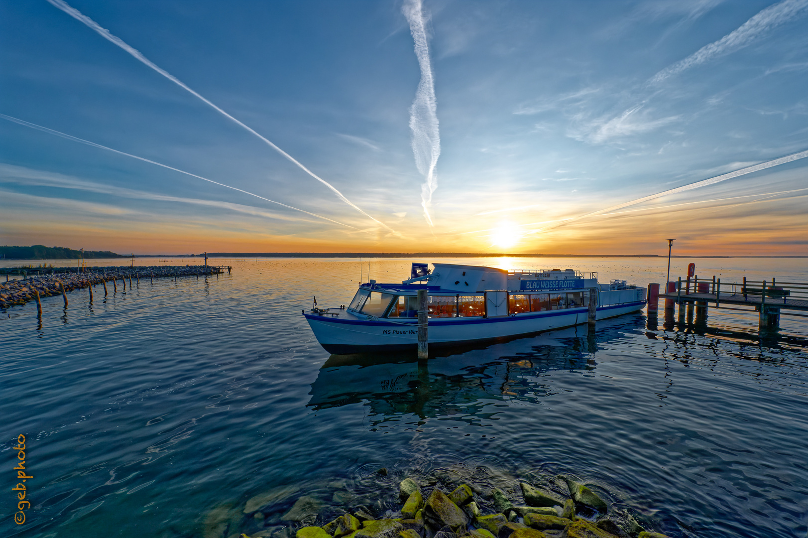 Dümpeln im Morgenlicht