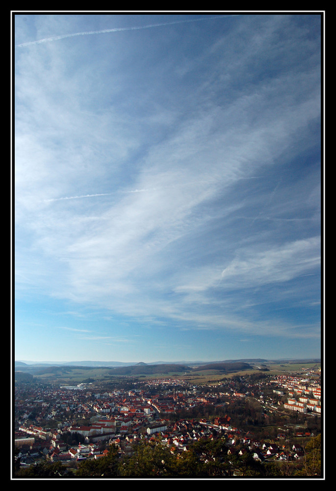 Dünblick auf Heilbad Heiligenstadt...