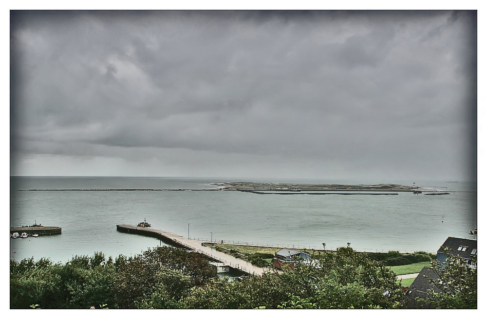 Düne bei Regen