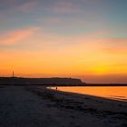 Düne Nordstrand am Abend