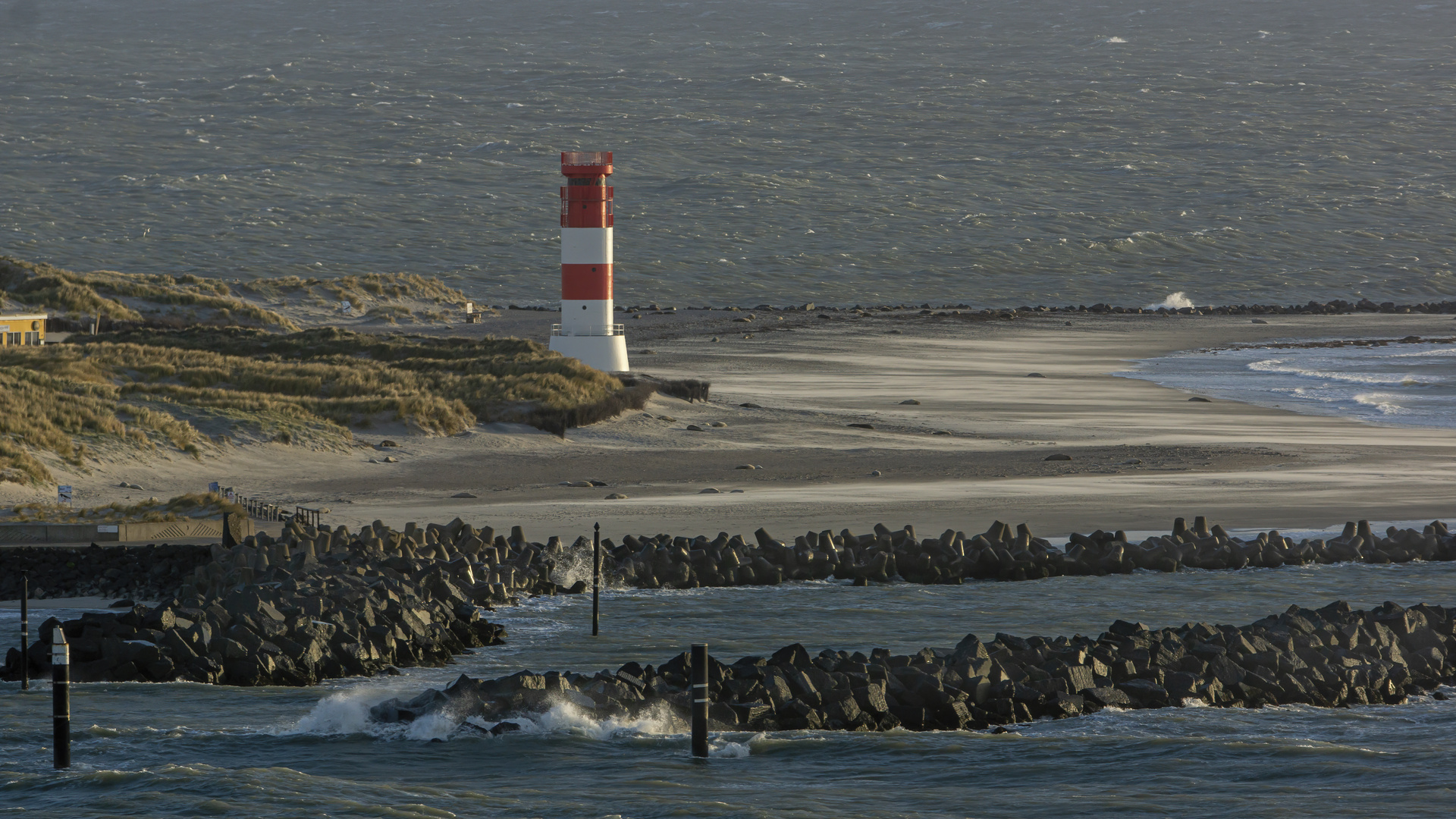 Düne Südstrand im Winter