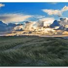 Düne unter Wolken