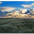 Düne unter Wolken