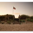 Dünen am Strand bei Wulfen (Fehmarn) m. Graufilter