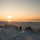 Dünen im Winter in Utersum auf Föhr