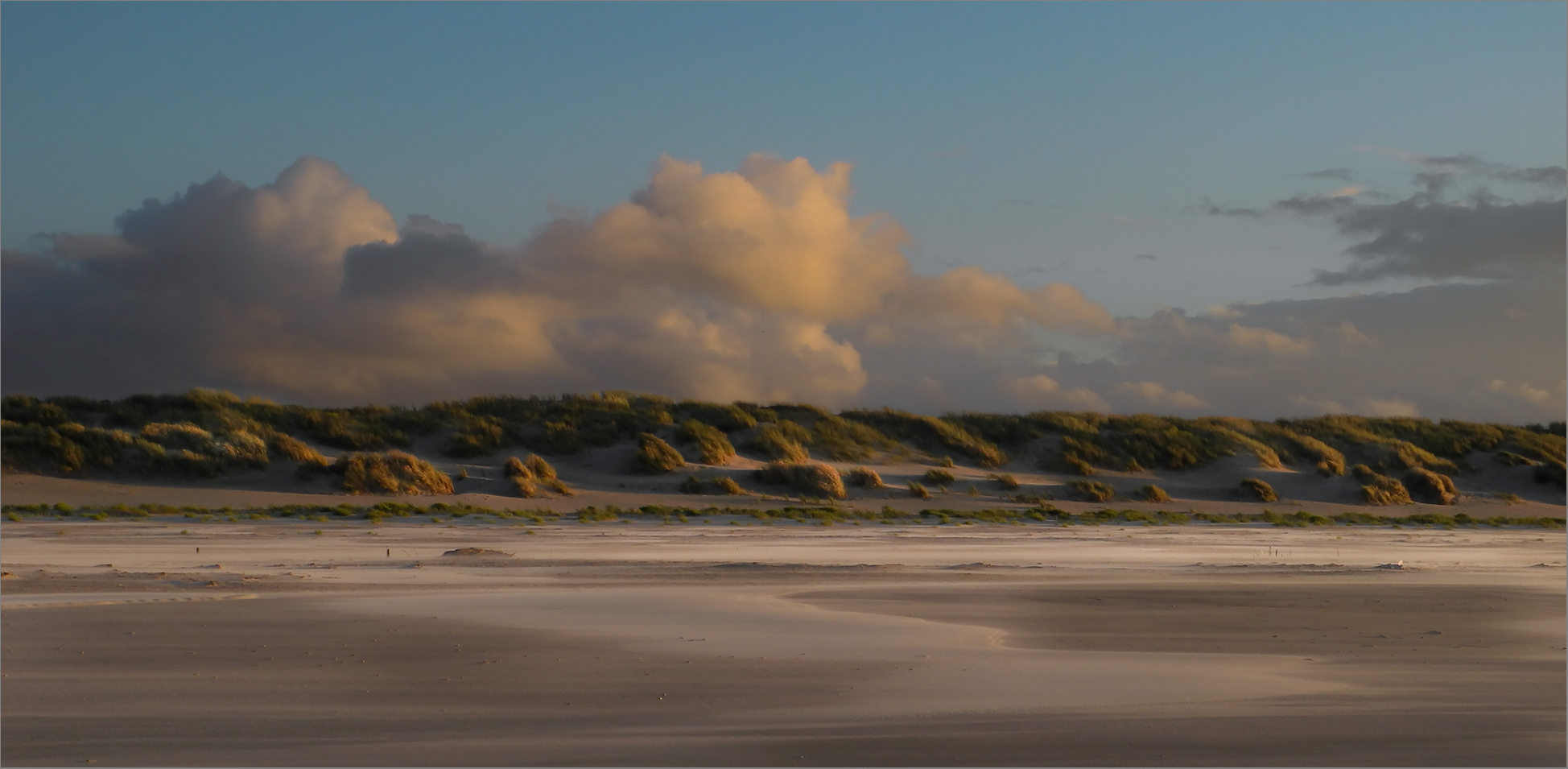 Dünen in der Abendsonne   . . .