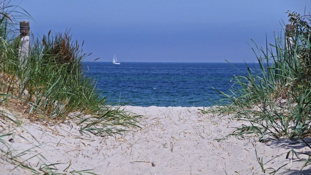 Dünengang zur Ostsee bei Warnemünde