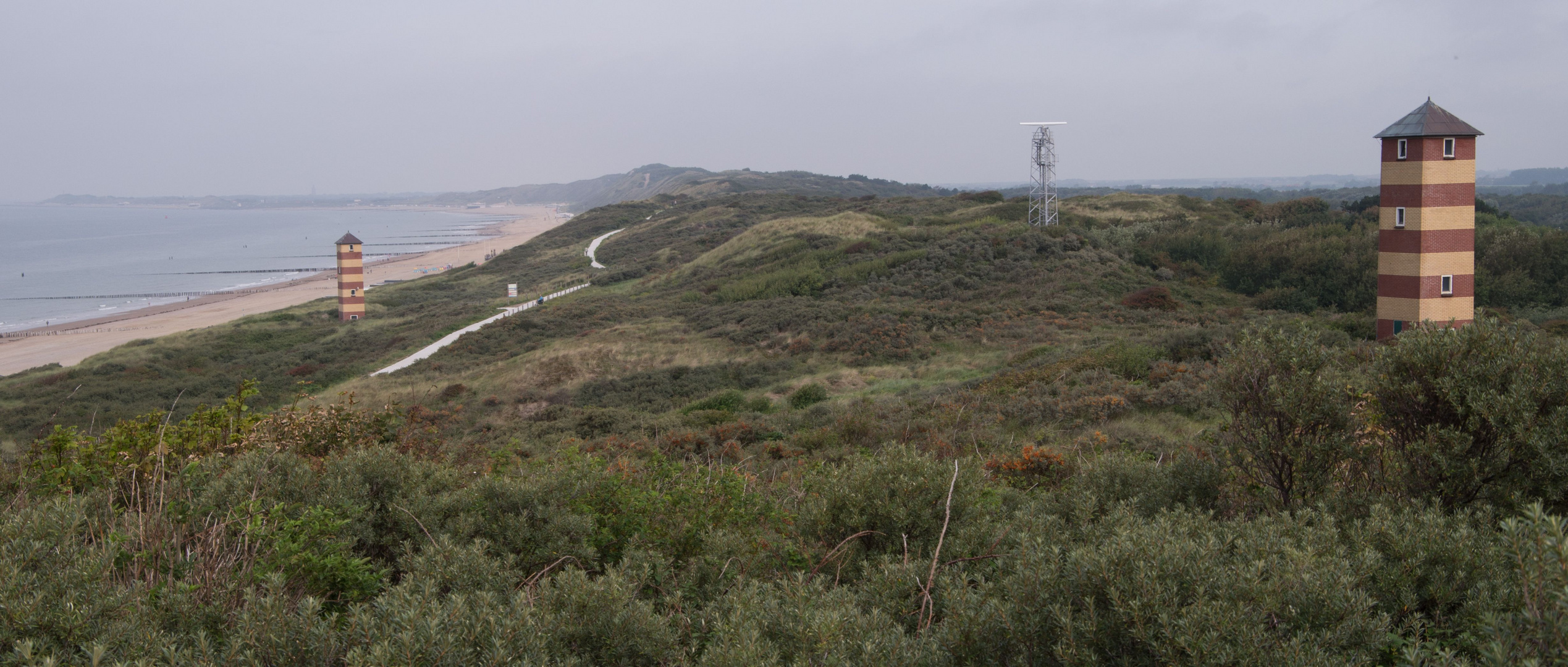 Dünenlandschaft auf Walcheren Nahe Dishoek